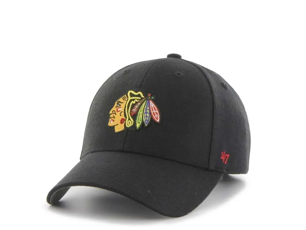 47brand Chicago Blackhawks Classic Curved Strapback Casquette