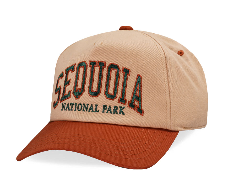 American Needle Sequioa National Park Roscoe Beige Snapback Casquette