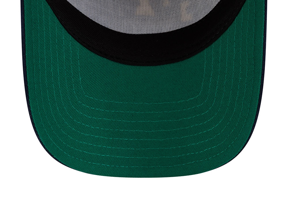 New Era New York Yankees Wordmark Suede Navy Stone Edition 9Forty A Frame Snapback Casquette