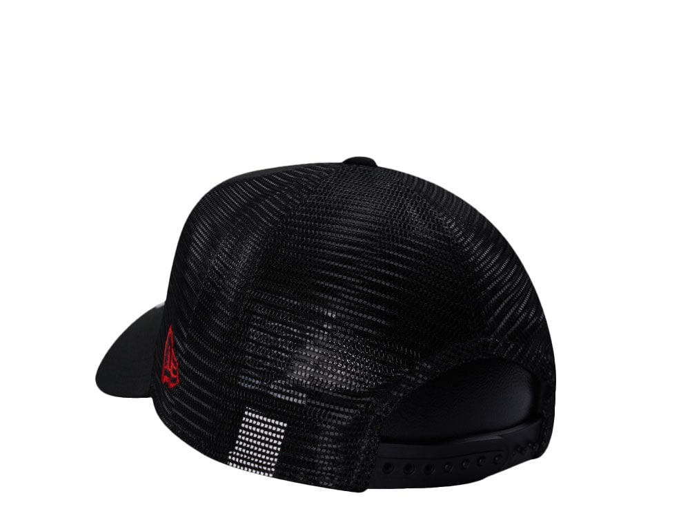 New Era Chicago White Sox Black And Red Edition 9Forty A Frame Trucker Snapback Casquette