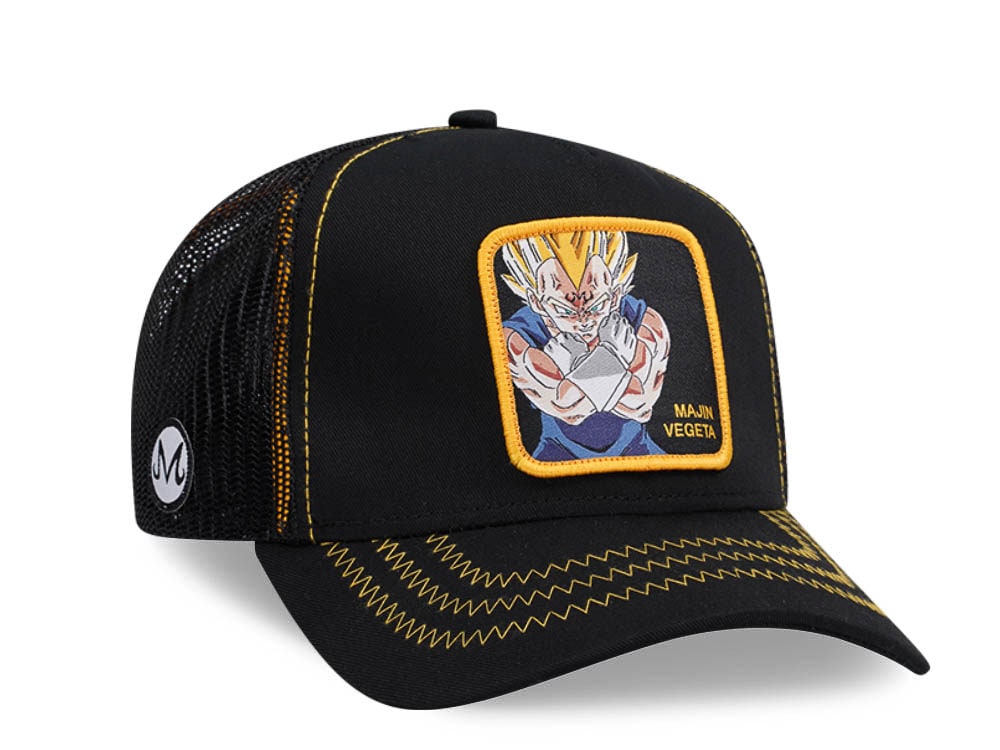 Capslab Dragon Ball Z Majin Vegeta Black Trucker Snapback Casquette