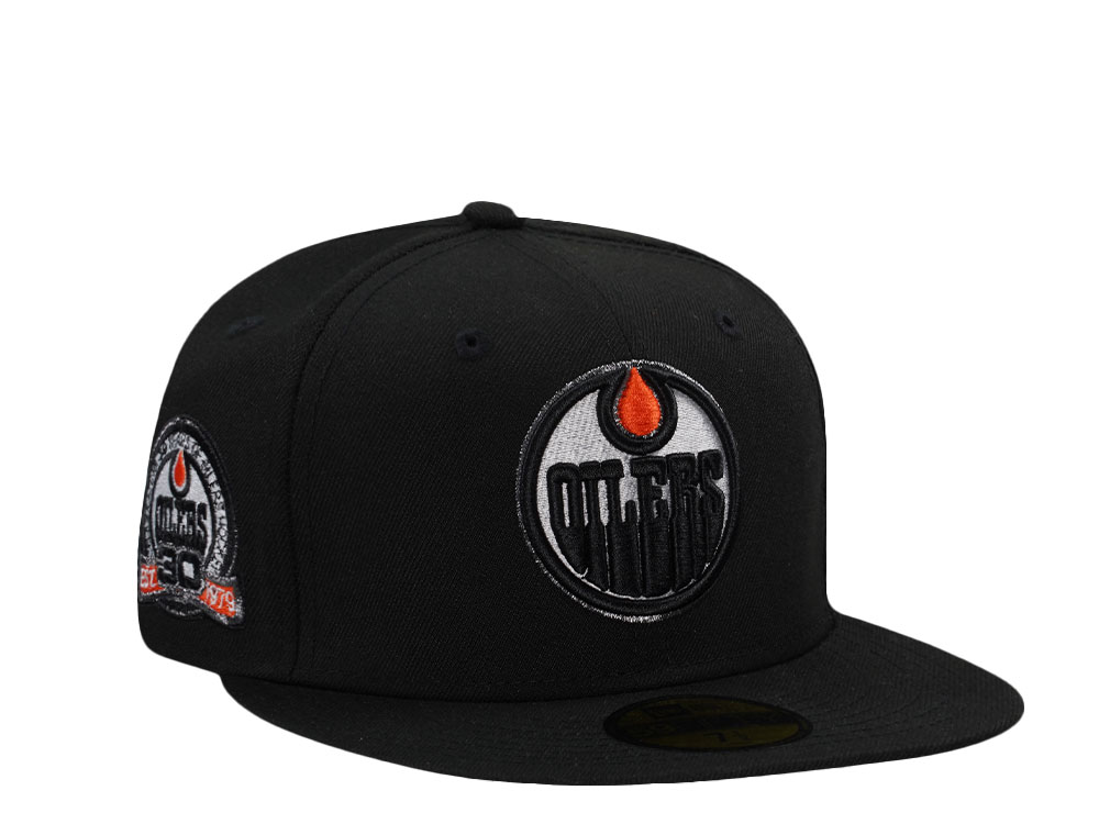 New Era Edmonton Oilers 30th Anniversary Metallic Prime Edition 59Fifty Fitted Casquette