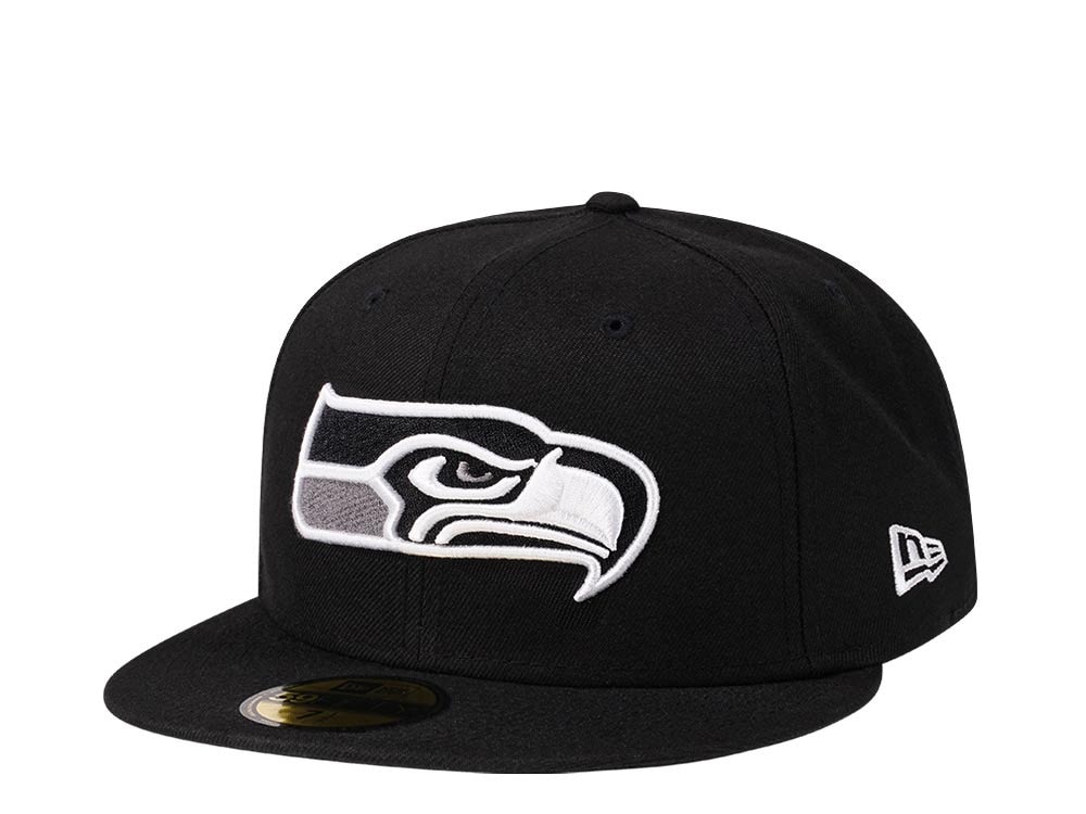 New Era Seattle Seahawks Steel Black Edition 59Fifty Fitted Casquette