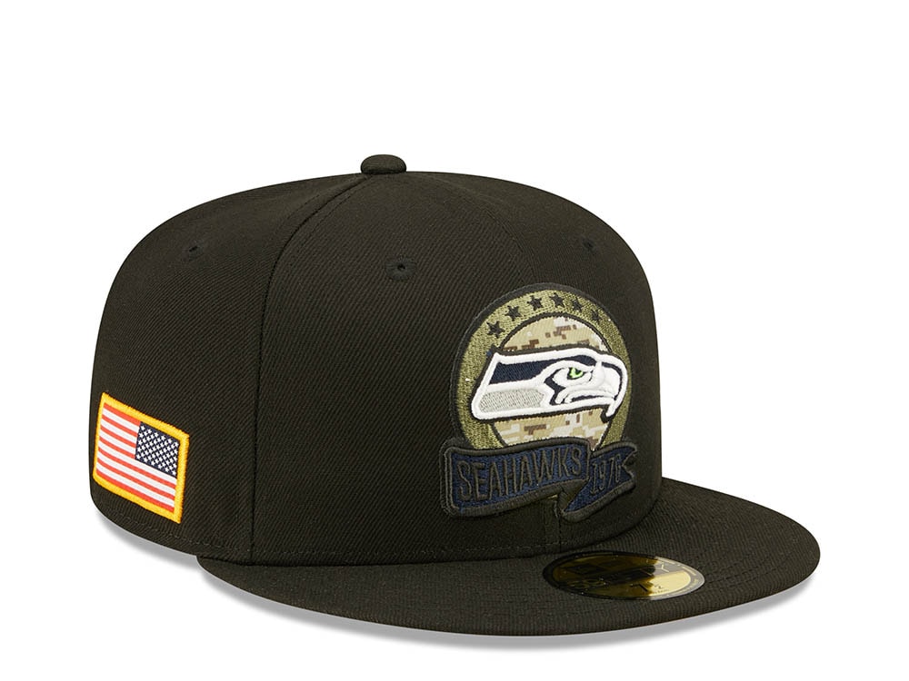 New Era Seattle Seahawks Salute to Service 2022 Fitted 59Fifty Casquette