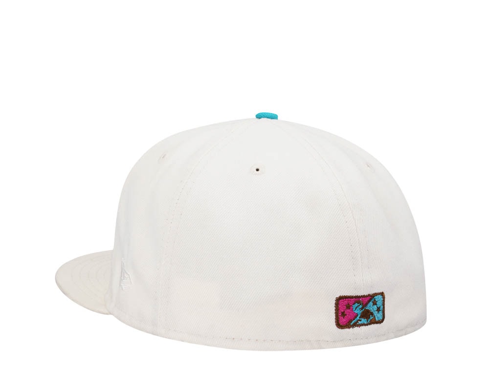 New Era Miami Beach Flamingos Vice Chrome Edition 59Fifty Fitted Casquette