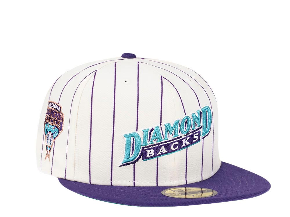 New Era Arizona Diamondbacks Jersey Patch Pinstripe Heroes Elite Edition 59Fifty Fitted Casquette