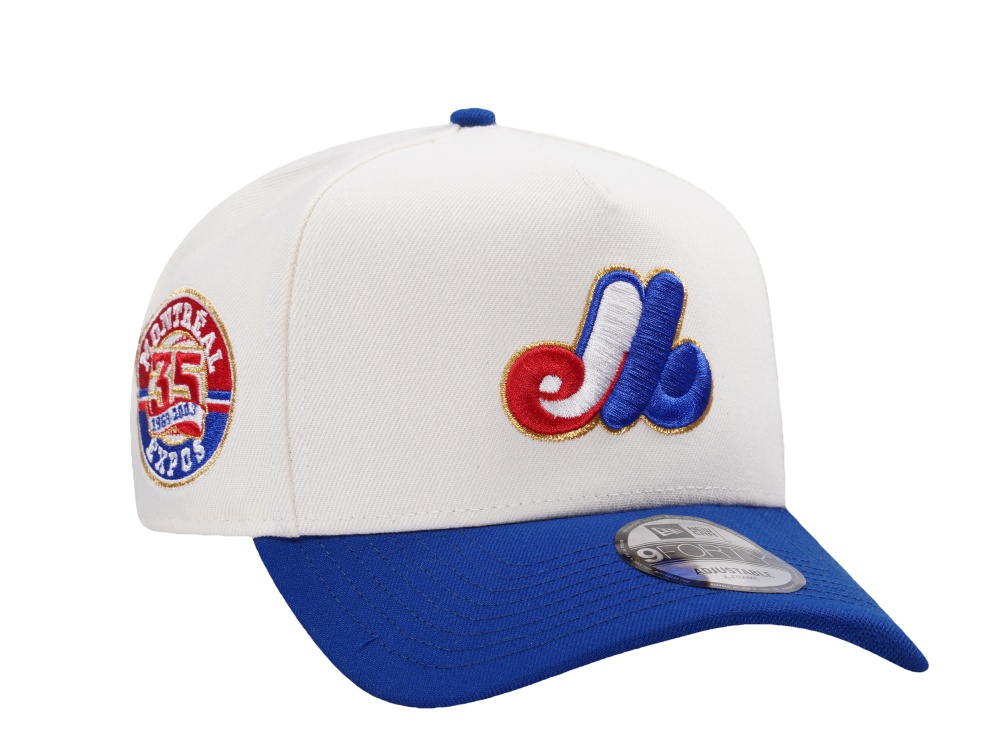 New Era Montreal Expos 35th Anniversary Chrome Two Tone Edition 9Forty A Frame Snapback Casquette