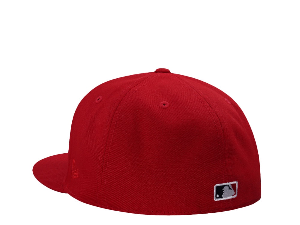 New Era Anaheim Angels All Time Classic Scarlet Edition 59Fifty Fitted Casquette