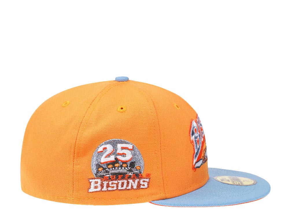 New Era Buffalo Bisons 25th Anniversary Iced Orange Prime Edition 59Fifty Fitted Casquette