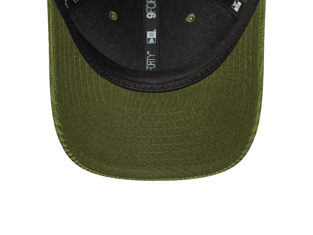 New Era Los Angeles Dodgers Green Corduroy 9Forty M Crown Snapback Casquette
