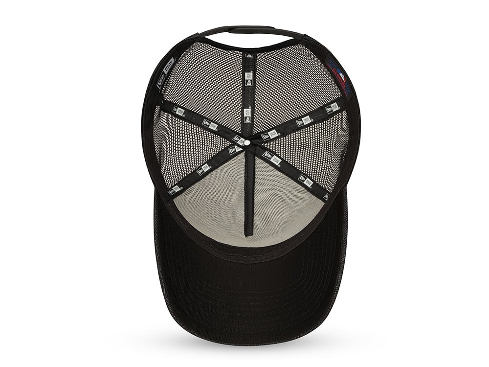 New Era Chicago Bulls Black Graphite A Frame Trucker Snapback Casquette
