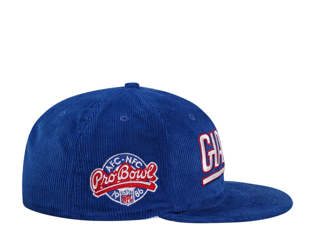 New Era New York Giants Pro Bowl 1986 Throwback Cord Edition 59Fifty Fitted Casquette