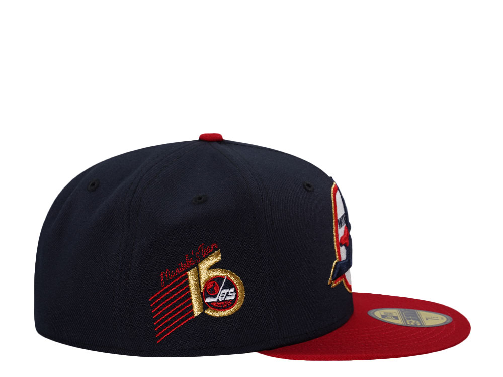 New Era Winnipeg Jets 15th Anniversary Two Tone Throwback Edition 59Fifty Fitted Casquette