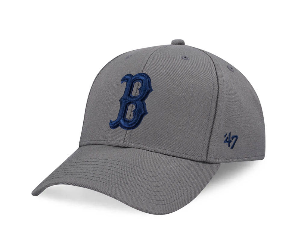 47Brand Boston Red Sox Dark Gray MVP Snapback Casquette