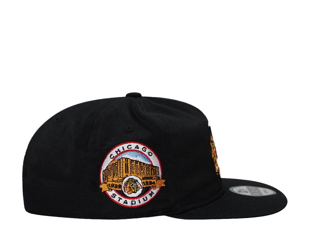 Chicago Blackhawks Stadium Patch Vintage Edition Golfer Snapback Casquette