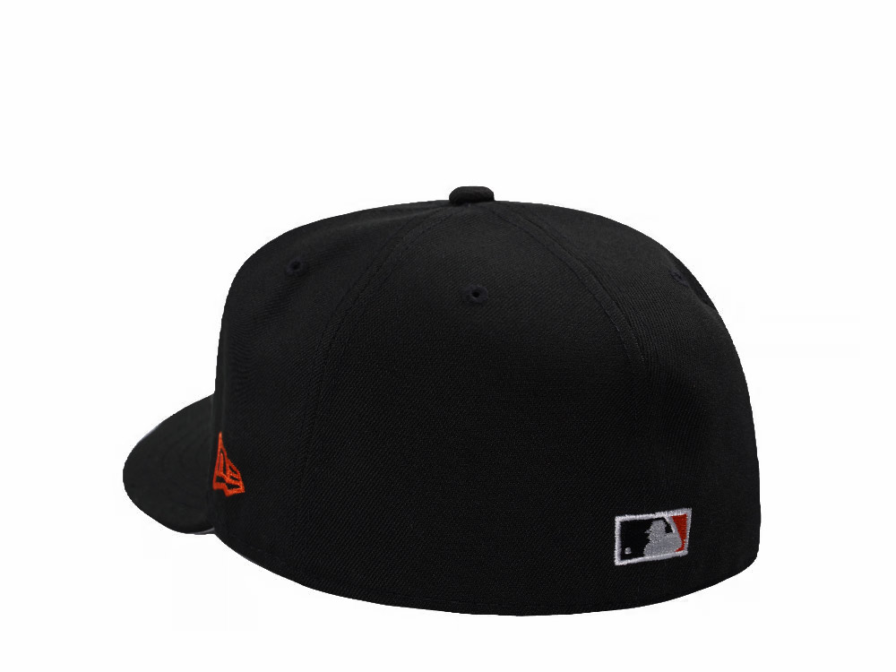 New Era Baltimore Orioles 30th Anniversary Black Prime Edition 59Fifty Pre Curved Fitted Casquette