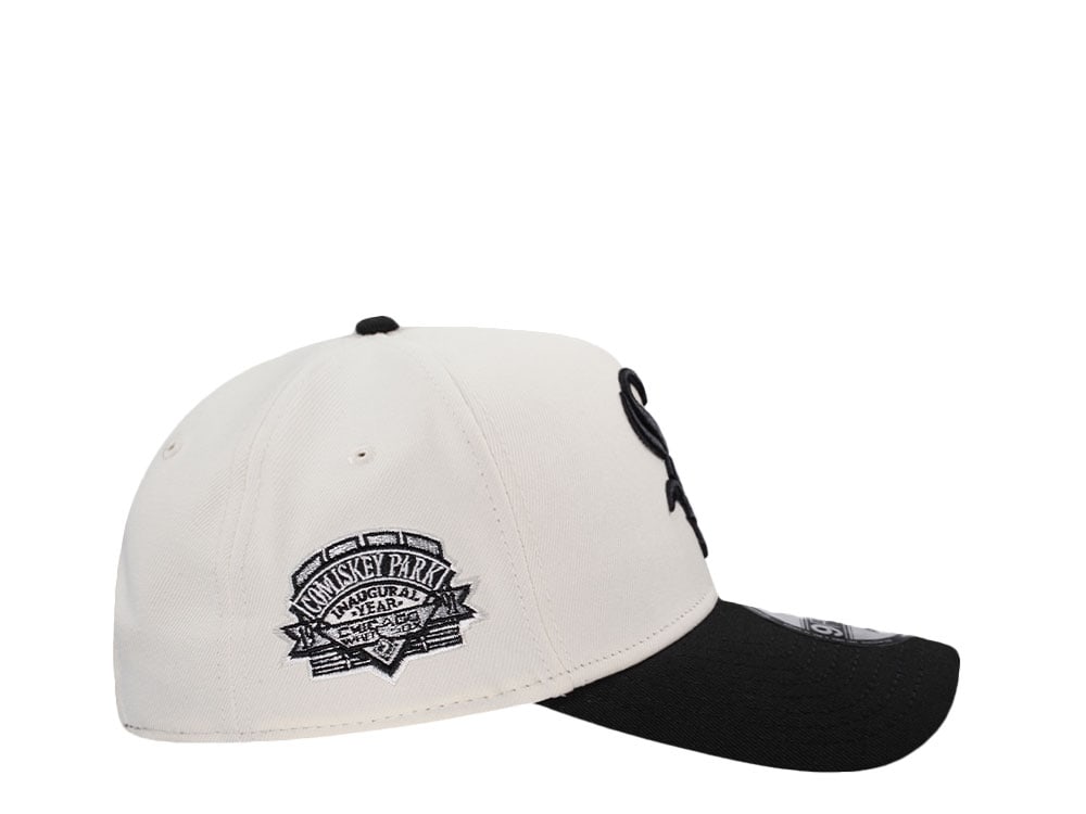 New Era Chicago White Sox Comiskey Park Chrome Two Tone Edition 9Forty A Frame Snapback Casquette