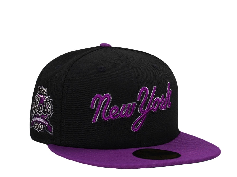 New Era New York Mets 40th Anniversary Purple Two Tone Edition 59Fifty Fitted Casquette