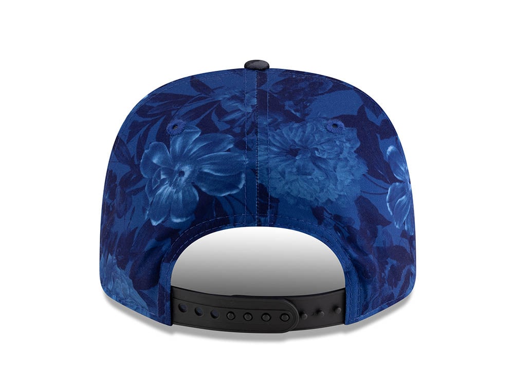 New Era Alpine Racing Tonal Floral Blue 9Fifty Original Fit Snapback Casquette