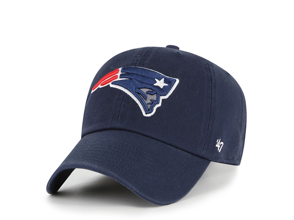 47Brand New England Patriots Navy Classic Edition Clean Up Strapback Casquette