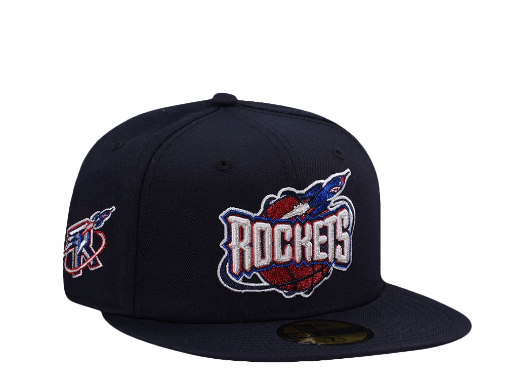 New Era Houston Rockets Metallic Navy Prime Edition 59Fifty Fitted Casquette