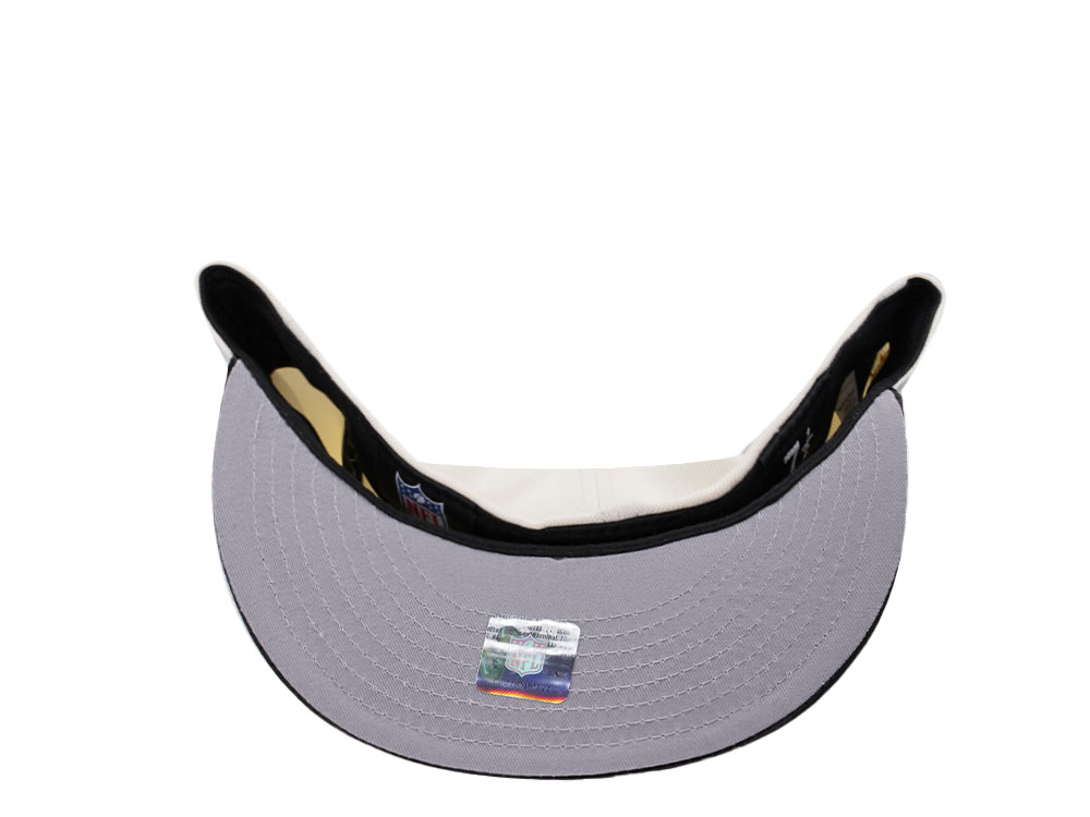 New Era San Francisco 49ers 30th Anniversary Chrome Satin Brim Two Tone Edition 59Fifty Fitted Casquette