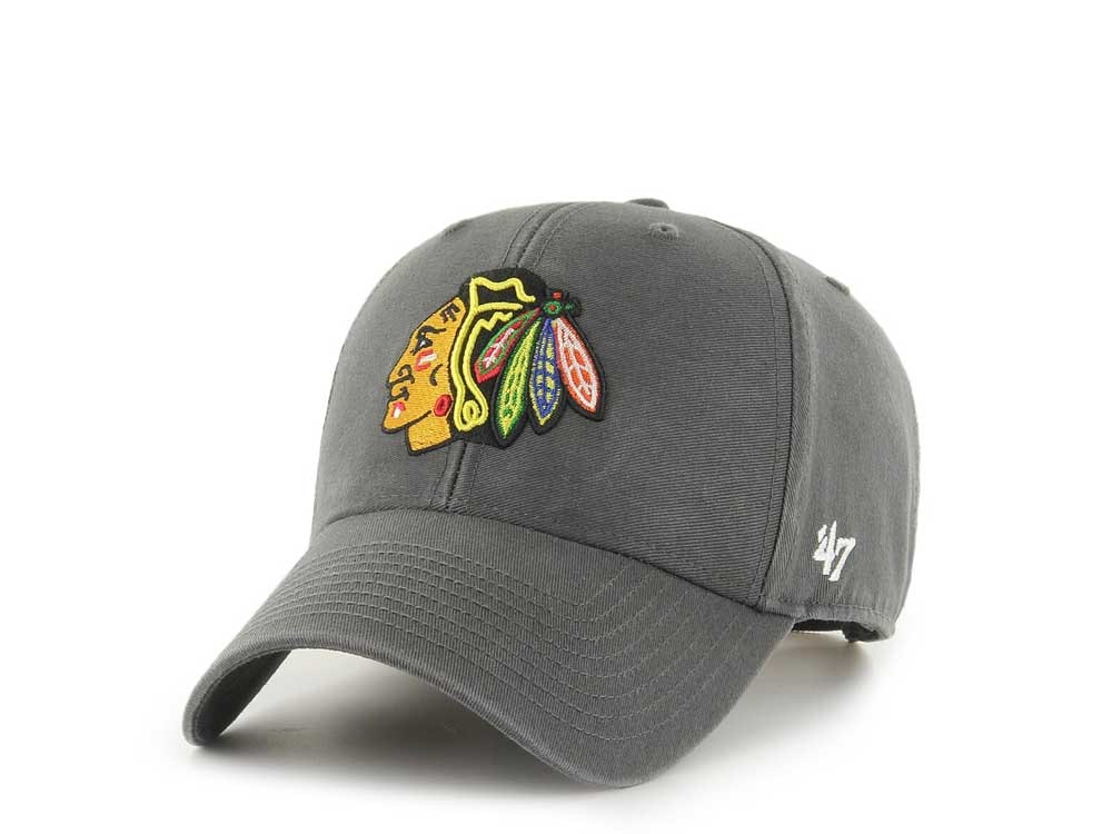 47Brand Chicago Blackhawks Legend Gray Classic Strapback Casquette