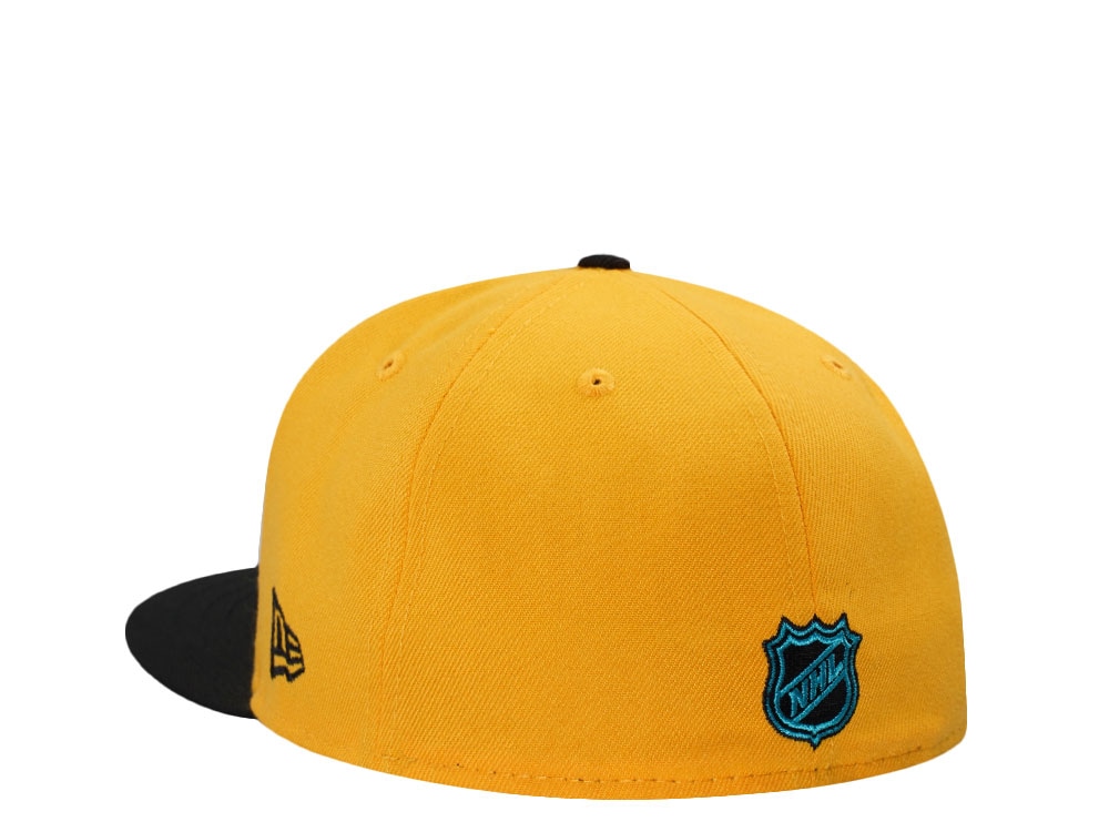 New Era Anaheim Ducks Stanley Cup 2003 Finals Gold Black Two Tone Edition 59Fifty Fitted Casquette