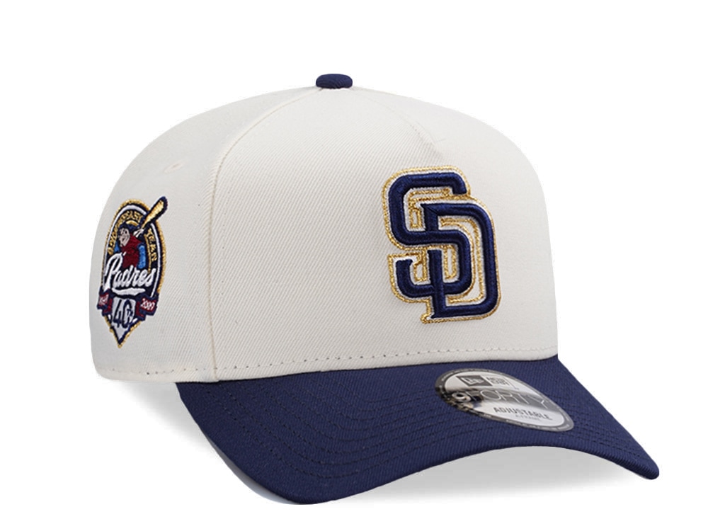 New Era San Diego Padres 40th Anniversary Chrome Two Tone Edition 9Forty A Frame Snapback Casquette