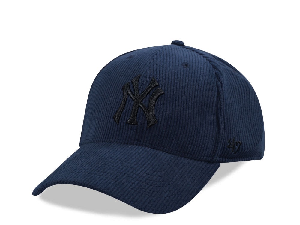 47Brand New York Yankees Navy Thick Cord MVP Strapback Casquette