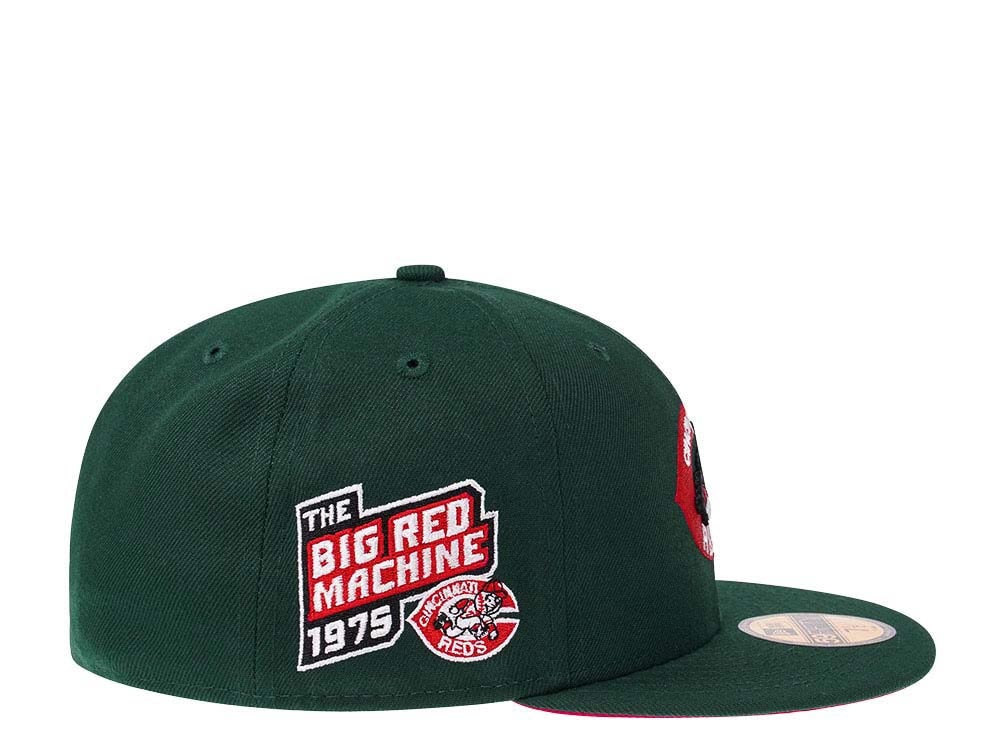 New Era Cincinnati Reds Big Red Machine Green and Red Edition 59Fifty Fitted Casquette