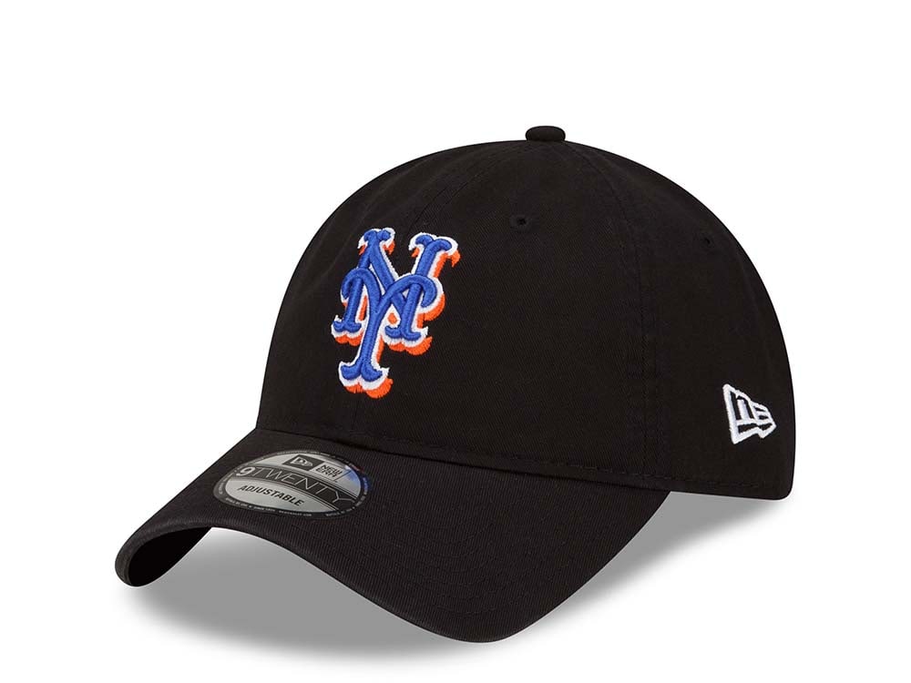 New Era New York Mets Black Core Classic 9Twenty Strapback Casquette