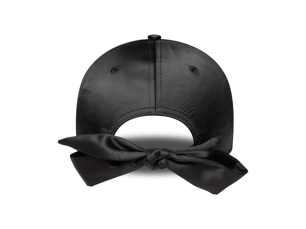 New Era New York Yankees Black Satin Womens 9Forty Bow Back Casquette