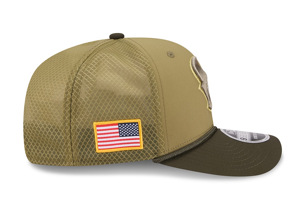 New Era Houston Texans Salute To Service 2025 9Seventy Snapback Casquette