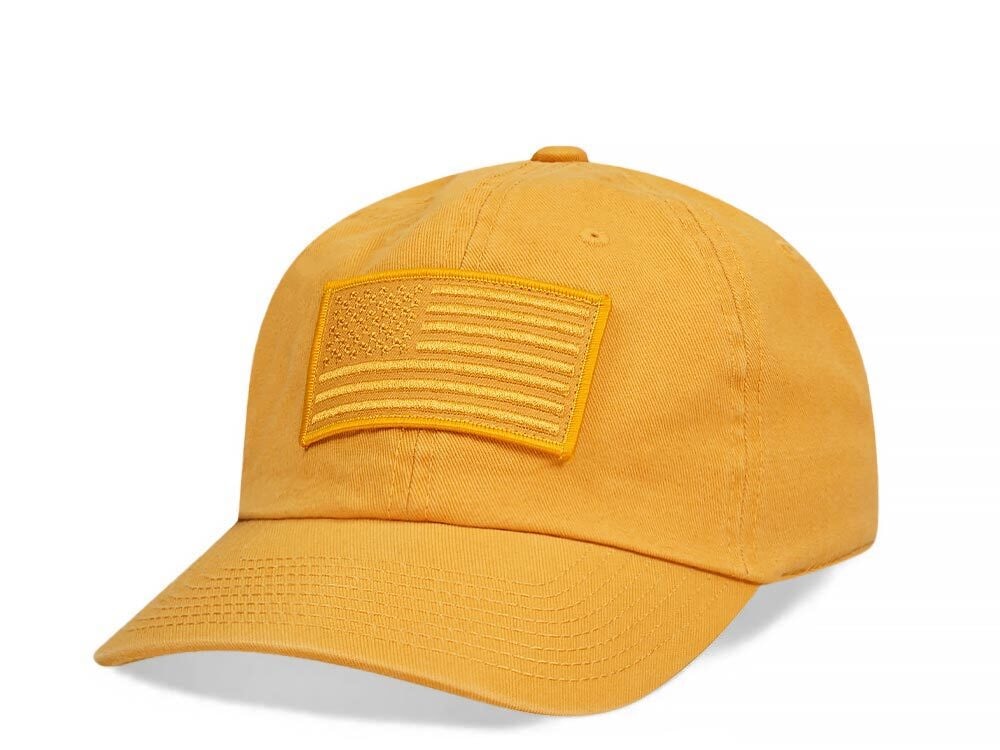 American Needle USA Mustard Dadhat Strapback Casquette