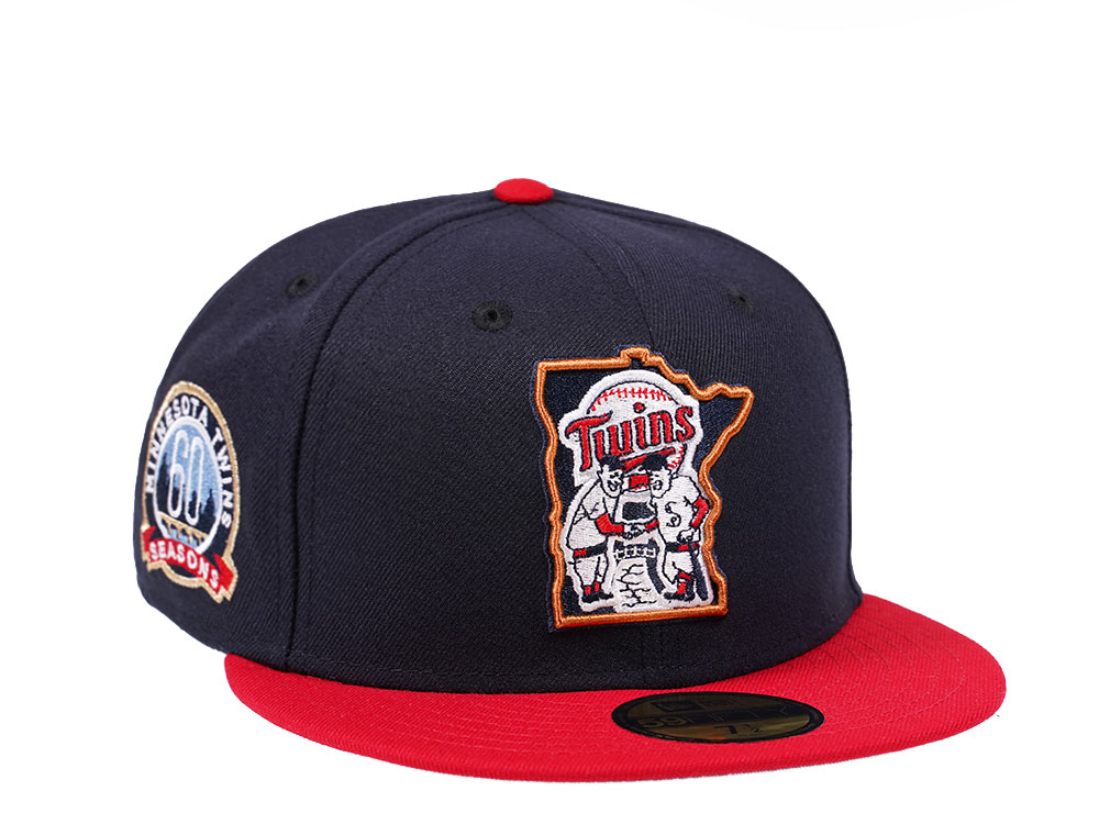 New Era Minnesota Twins 60 Seasons Two Tone Edition 59Fifty Fitted Casquette