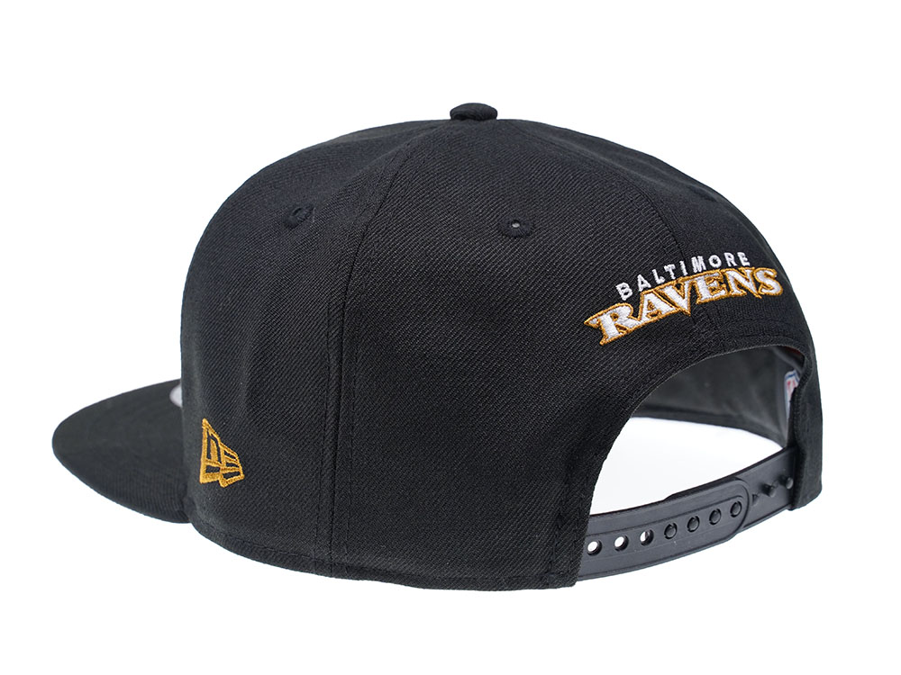 New Era Baltimore Ravens Black and Gold Edition 9Fifty Snapback Casquette
