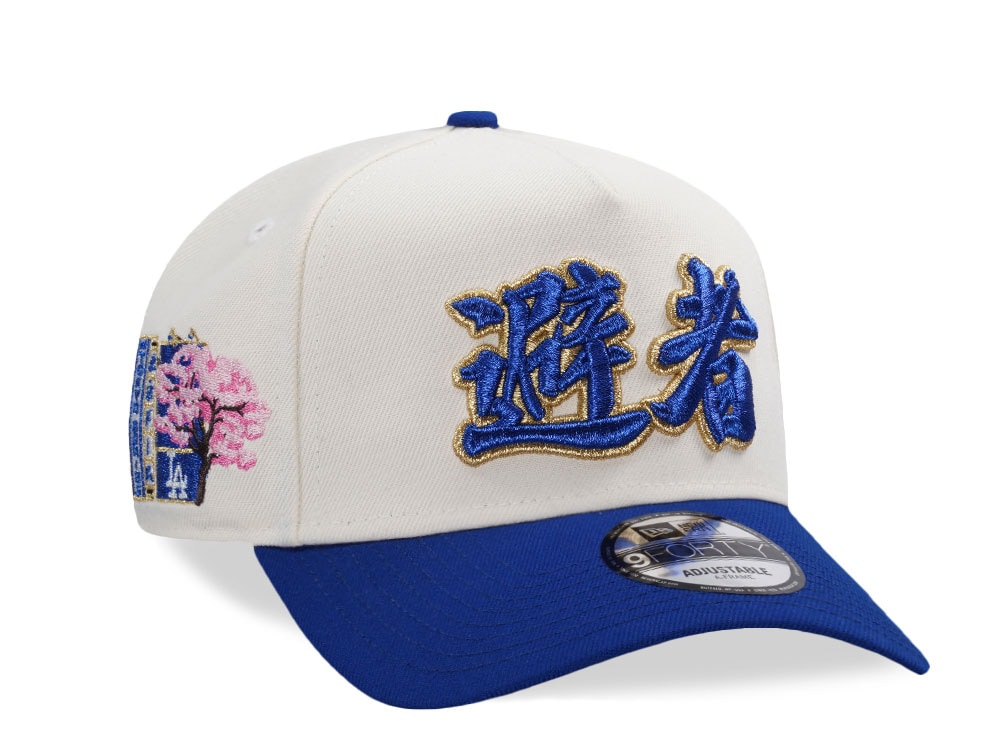 New Era Los Angeles Dodgers Tokyo Series 2025 Kanji Chrome Two Tone Edition 9Forty A Frame Snapback Casquette
