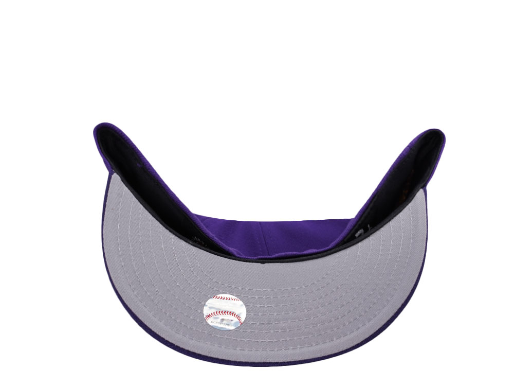 New Era Los Angeles Dodgers 40th Anniversary Purple Two Tone Edition 59Fifty Fitted Casquette