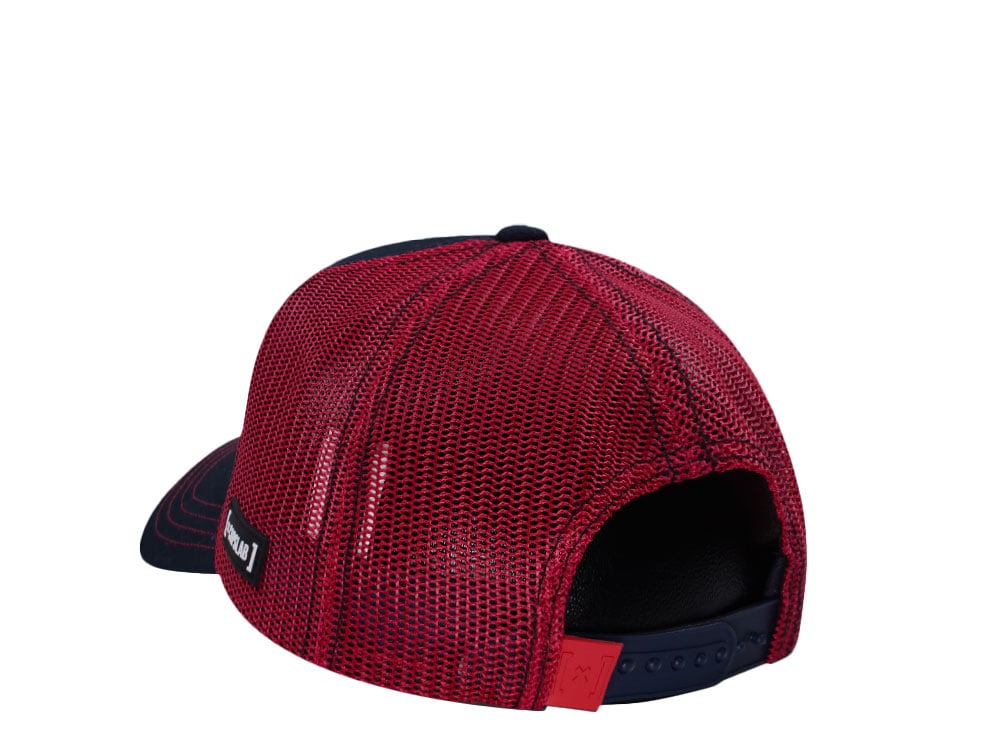Capslab Looney Tunes Bugs Bunny Navy Trucker Snapback Casquette