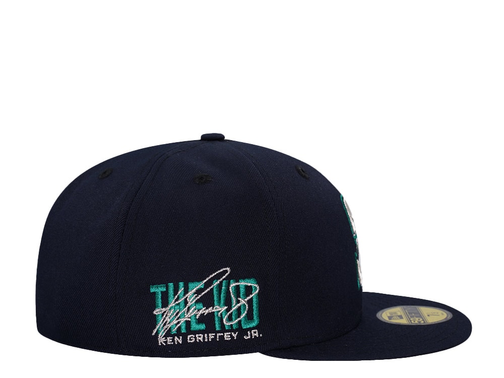 New Era Seattle Mariners Ken Griffey Jr Navy Metallic Edition 59Fifty Fitted Casquette
