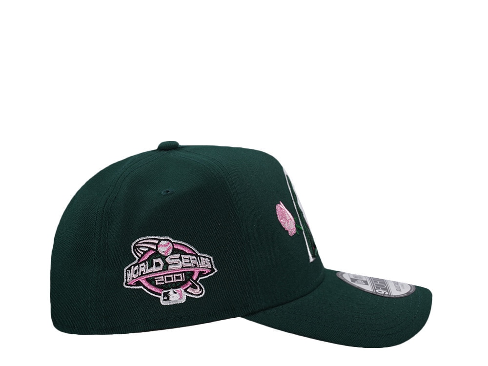 New Era Arizona Diamondbacks World Series 2001 Dark Green Prime Edition 9Forty A Frame Snapback Casquette