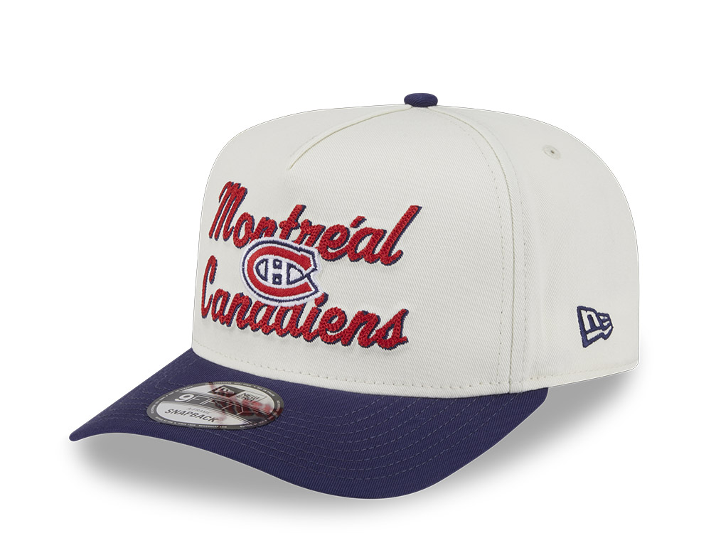 New Era Montreal Canadiens Chainstitch 9Fifty A Frame Snapback Casquette
