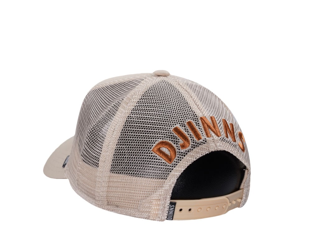 Djinns Lazy Sunday Coffee Club Khaki Trucker Snapback Casquette