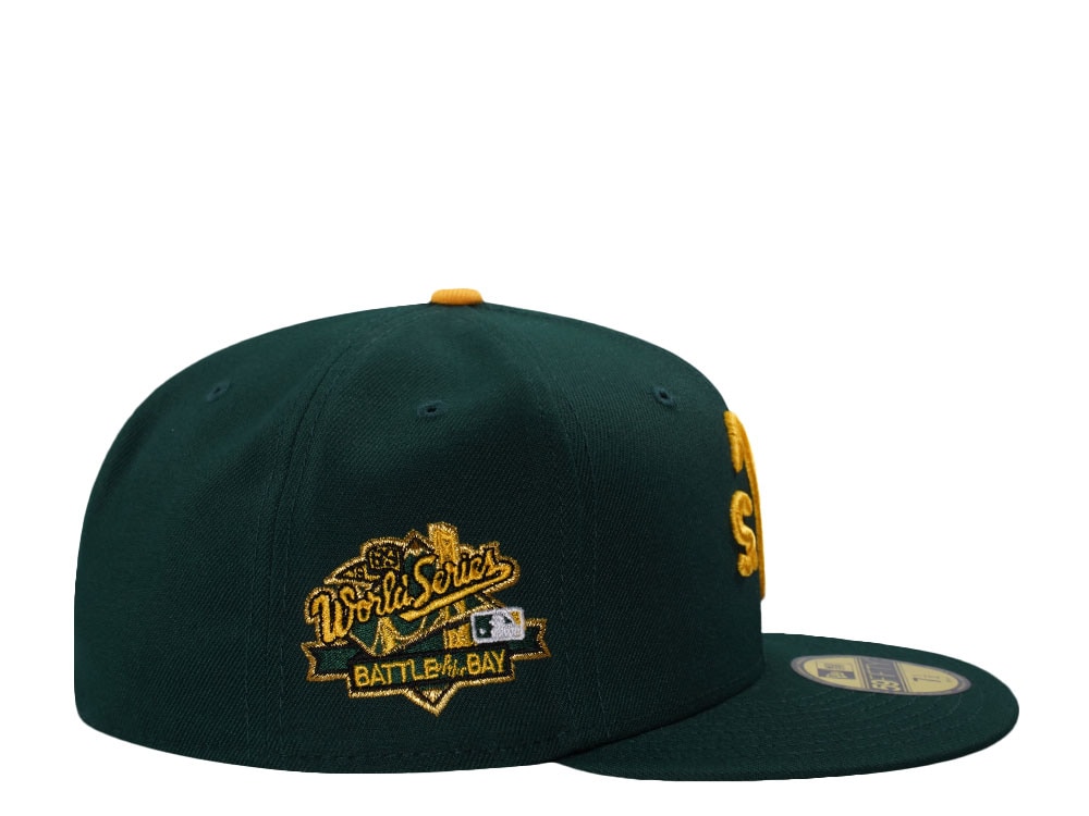 New Era Oakland Athletics World Series 1989 Upside Down Edition 59Fifty Fitted Casquette