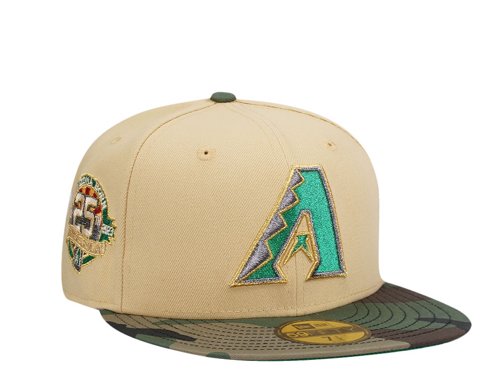 New Era Arizona Diamondbacks 25th Anniversary Vegas Camo Two Tone Edition 59Fifty Fitted Casquette
