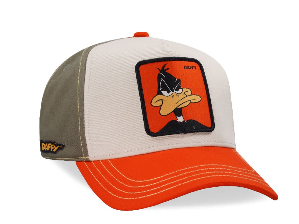 Capslab Looney Tunes Daffy Duck Two Tone Snapback Casquette