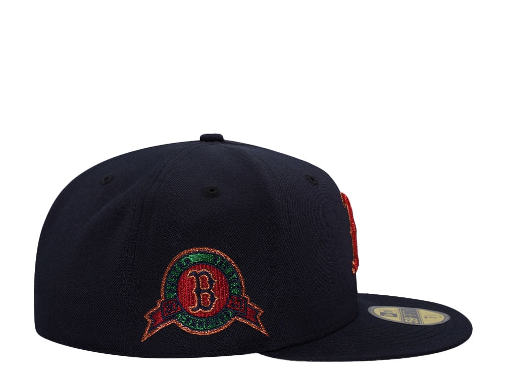 New Era Boston Red Sox World Series Champions 2013 Navy Metallic Edition 59Fifty Fitted Casquette