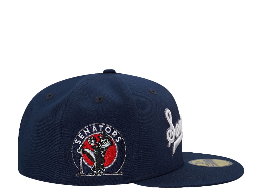New Era Washington Senators Ocean Side Metallic Script Edition 59Fifty Fitted Casquette