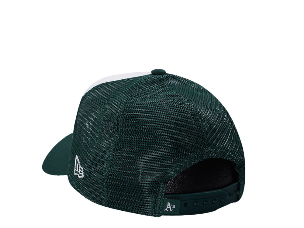 New Era Oakland Athletics Flower Chrome Two Tone Edition 9Forty A Frame Trucker Snapback Casquette